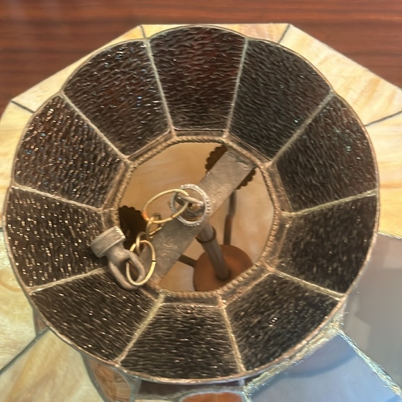 Tiffany Stained Glass Hanging Light - Picture 4 of 14